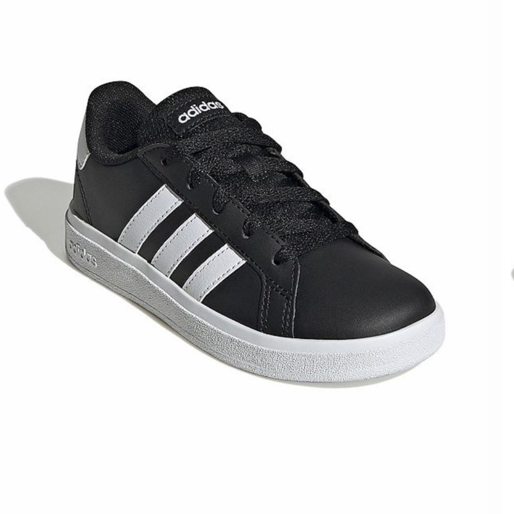 Adidas Grand Court Women’s Lifestyle Sneaker Black‎ White Size 7